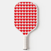 Raquette De Pickleball Coeurs rouges (Verso)