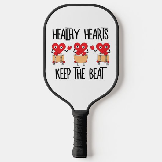 Raquette De Pickleball Coeurs sains (Verso)