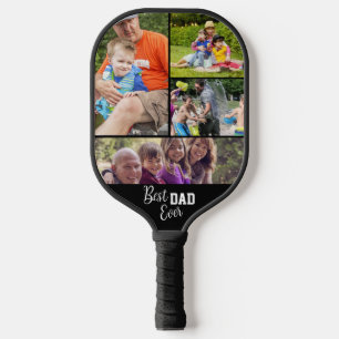 Raquette De Pickleball Collage photo de famille moderne pour papa