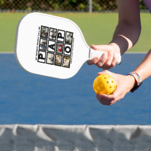 Raquette De Pickleball Collage photo Grandpa Papo 8