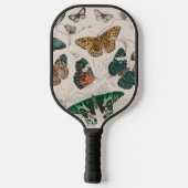 Raquette De Pickleball collection papillon aquarelle antique art beurre (Verso)
