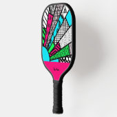Raquette De Pickleball Color Splash Fanburst Personalized (Gauche)