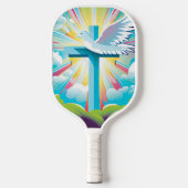 Raquette De Pickleball Coloré moderne Christian Pickle ballon Paddle (Recto)