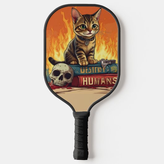 Raquette De Pickleball Comment détruire les humains (Verso)