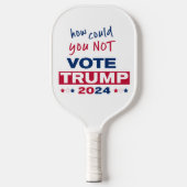 Raquette De Pickleball Comment ne pas voter TRUMP 2024 (Recto)