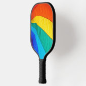 Raquette De Pickleball Conception arc-en-ciel avec personnalisation (Gauche)