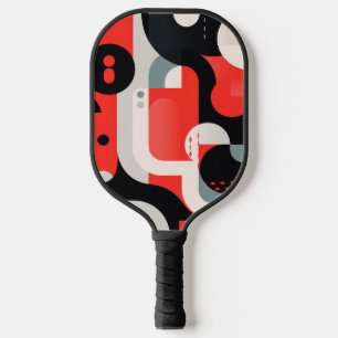Raquette De Pickleball Conception complexe avec formes et points
