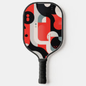 Raquette De Pickleball Conception complexe avec formes et points (Verso)