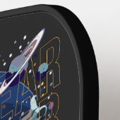 Raquette De Pickleball Conception d'astronaute (Détail gauche)