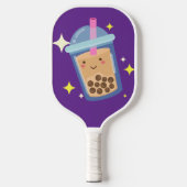 Raquette De Pickleball Conception de Bubble Tea Heureux Mignon (Recto)