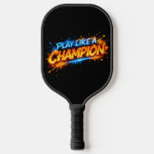 Raquette De Pickleball Conception de citation sportive motivationnelle (Recto)