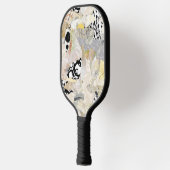 Raquette De Pickleball Conception de collage abstrait élégant neutre (Gauche)