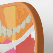 Raquette De Pickleball conception de pickleball de paysage abstrait rose (Détail gauche)