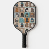 Raquette De Pickleball Conception de surface composée de chats (Verso)