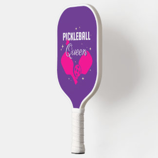 Raquette De Pickleball Conception de texte Reine de Pickleball