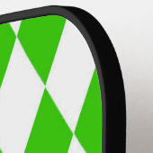 Raquette De Pickleball Conception des carreaux de diamants de l'arlequin (Détail gauche)