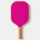 Raquette De Pickleball Conception d'initiales simples rose et bleu sur de (Recto)