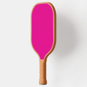 Raquette De Pickleball Conception d'initiales simples rose et bleu sur de (Gauche)