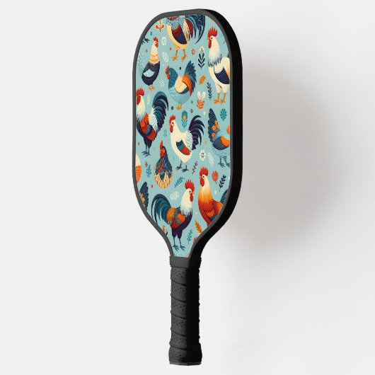 Raquette De Pickleball Conception du poulet et du coq (Gauche)