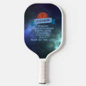Raquette De Pickleball Confirmation 7 Dons de l'Esprit Saint (Verso)