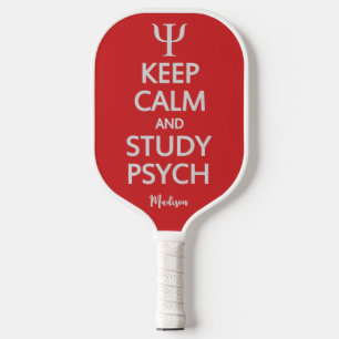 Raquette De Pickleball Conserver le calme et l'étude Psych nom personnali