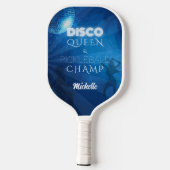 Raquette De Pickleball Cool Blue Disco Queen Pickleball Champ (Verso)