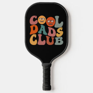 Raquette De Pickleball Cool Dads Club Papa Fête des pères Retro Super