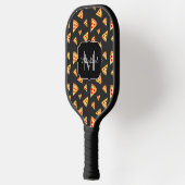 Raquette De Pickleball Cool et amusante pizza tranches motif Monogram (Gauche)