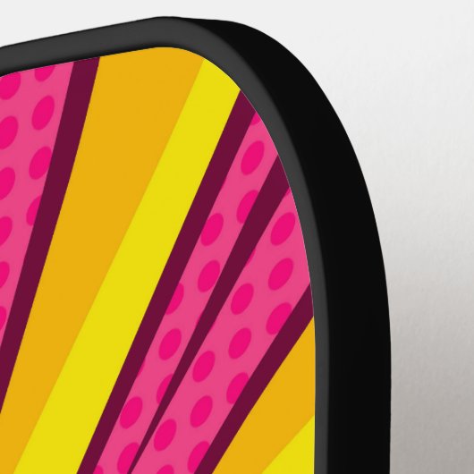 Raquette De Pickleball Cool pop art (Détail gauche)