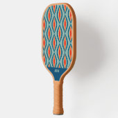 Raquette De Pickleball Cool Retro Pattern Pickleball Paddle (Gauche)