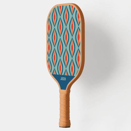 Raquette De Pickleball Cool Retro Pattern Pickleball Paddle (Gauche)
