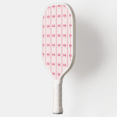 Raquette De Pickleball Coquette à mâchoire à rayures roses (Gauche)