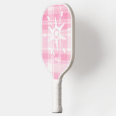 Raquette De Pickleball Coquette Pink Snowflake Nom de l'avion (Gauche)