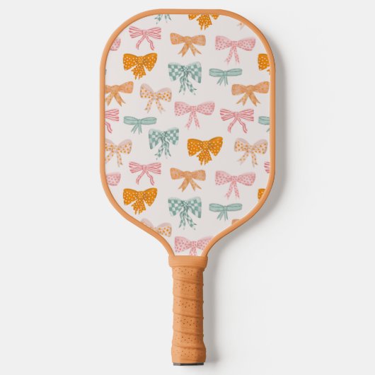 Raquette De Pickleball Coquette ruban pastel (Recto)