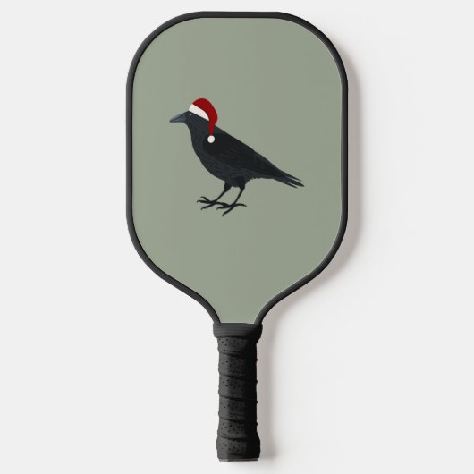 Raquette De Pickleball Corbeau de Noël (Recto)