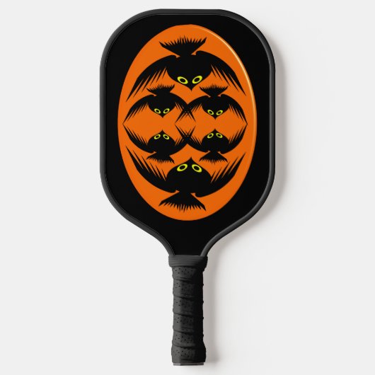 Raquette De Pickleball Corbeaux d'Halloween (Recto)