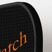 Raquette De Pickleball Correctif citrouille (Détail gauche)