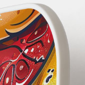 Raquette De Pickleball Cosmic Pizza Adventure" (Détail gauche)