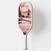 Raquette De Pickleball Coucher de soleil sur la plage de sable noir de Re (Gauche)