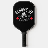 Raquette de Pickleball 'Coudes en l'air' ! (Recto)