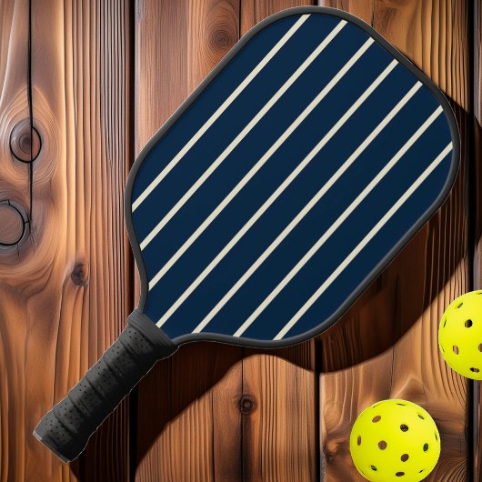 Raquette De Pickleball Couleur Bleu Milieu De Mi-Siècle