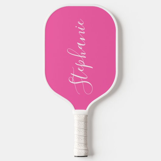 Raquette De Pickleball Couleur de tendance de mode rose chaud (Recto)
