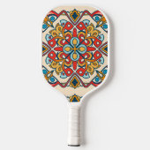 Raquette De Pickleball couleur mosaïque, Mandala-Motif (Verso)