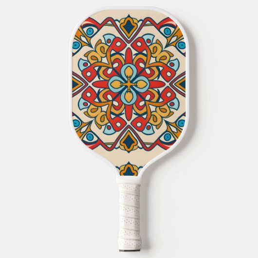 Raquette De Pickleball couleur mosaïque, Mandala-Motif (Recto)