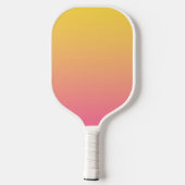 Raquette De Pickleball Couleur Rose Jaune (Verso)