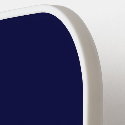 Raquette De Pickleball Couleur solide : Paddle bleu marine (Détail gauche)