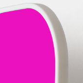 Raquette De Pickleball Couleur solide rose chaud (Détail gauche)