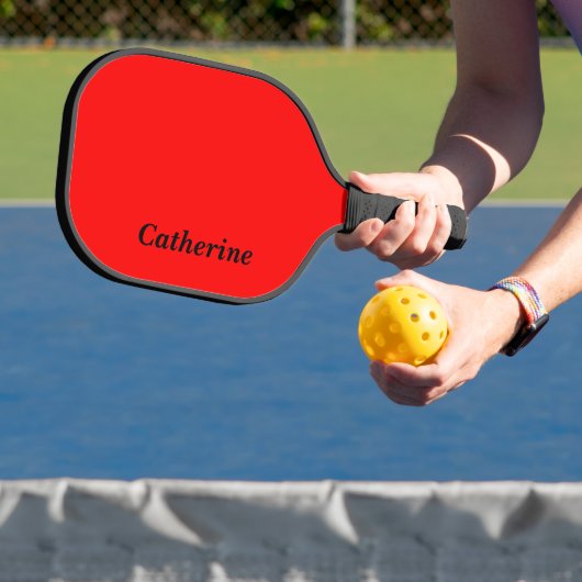 Raquette De Pickleball Couleur solide rouge | Classic Personnalisé (Insitu)
