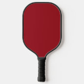 Raquette De Pickleball Couleur solide rouge rubis | Classique | Élégant (Verso)
