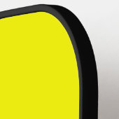 Raquette De Pickleball Couleur uni jaune (Détail gauche)